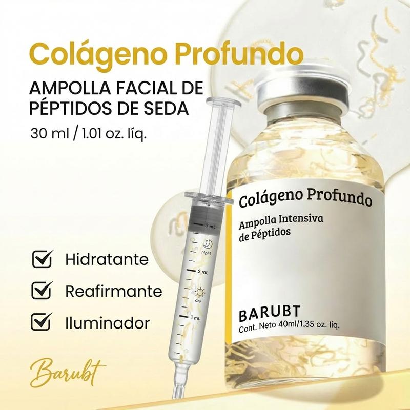Ampolla de Péptidos Silk Lifting con Colágeno Profundo – Sérum Facial Antiarrugas, Reafirmante e Hidratante