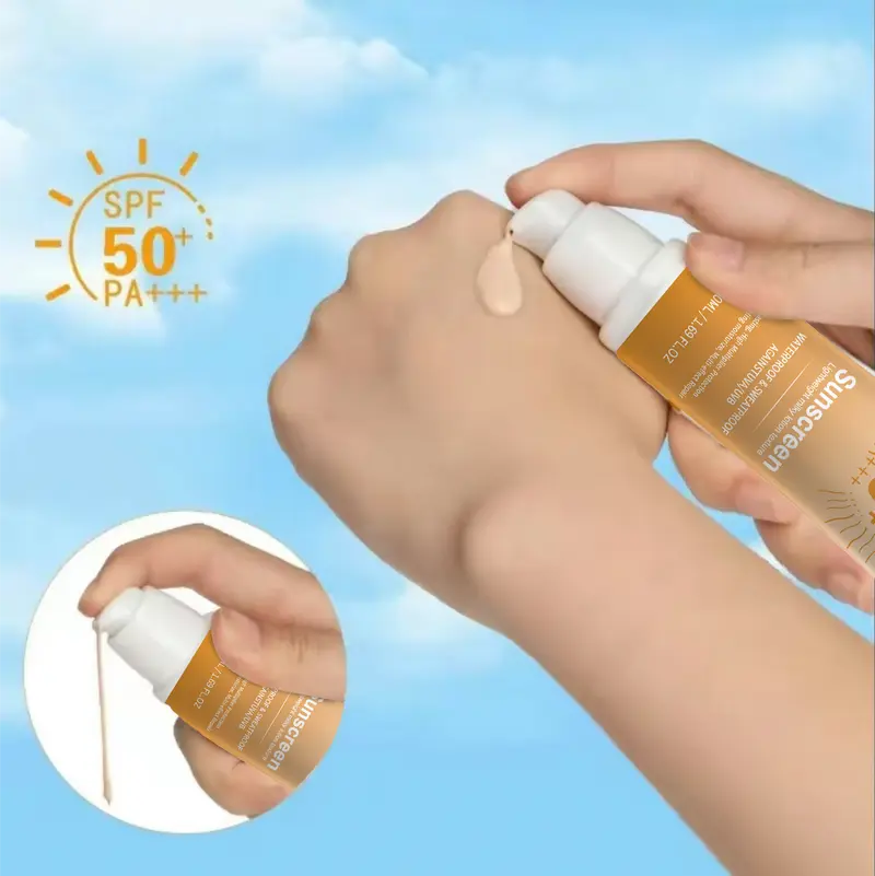 Protección Solar Facial Hidratante con Color SPF 50 Sin Residuo