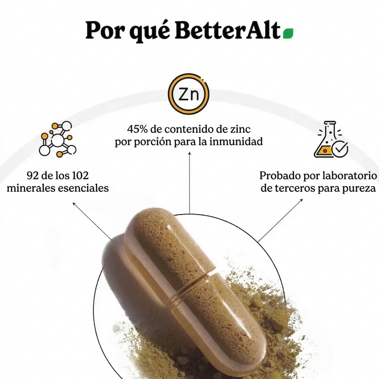Cápsulas BetterAlt GOLD+ - Paquete de 2 meses