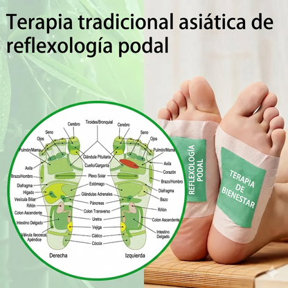 (50 Unidades) Parches de Limpieza Profunda Villsure - Desintoxicación Natural con Aloe Vera y Turmalina