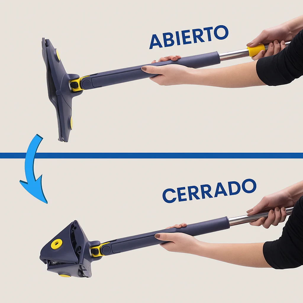 FácilMop™ - Fregona autoescurrible limpia sin esfuerzo + 10 recambios GRATIS