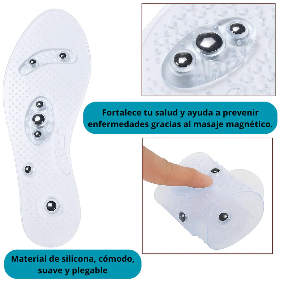 Plantillas Magnéticas Neos™ Mujer – Alivio de Juanetes, Fascitis y Circulación, Estiliza tu Cuerpo (Tallas de la 35 a la 41, Recortables)
