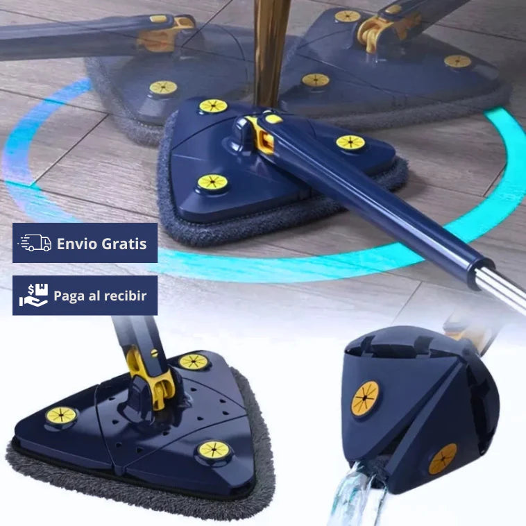FácilMop™ - Fregona autoescurrible limpia sin esfuerzo + 10 recambios GRATIS