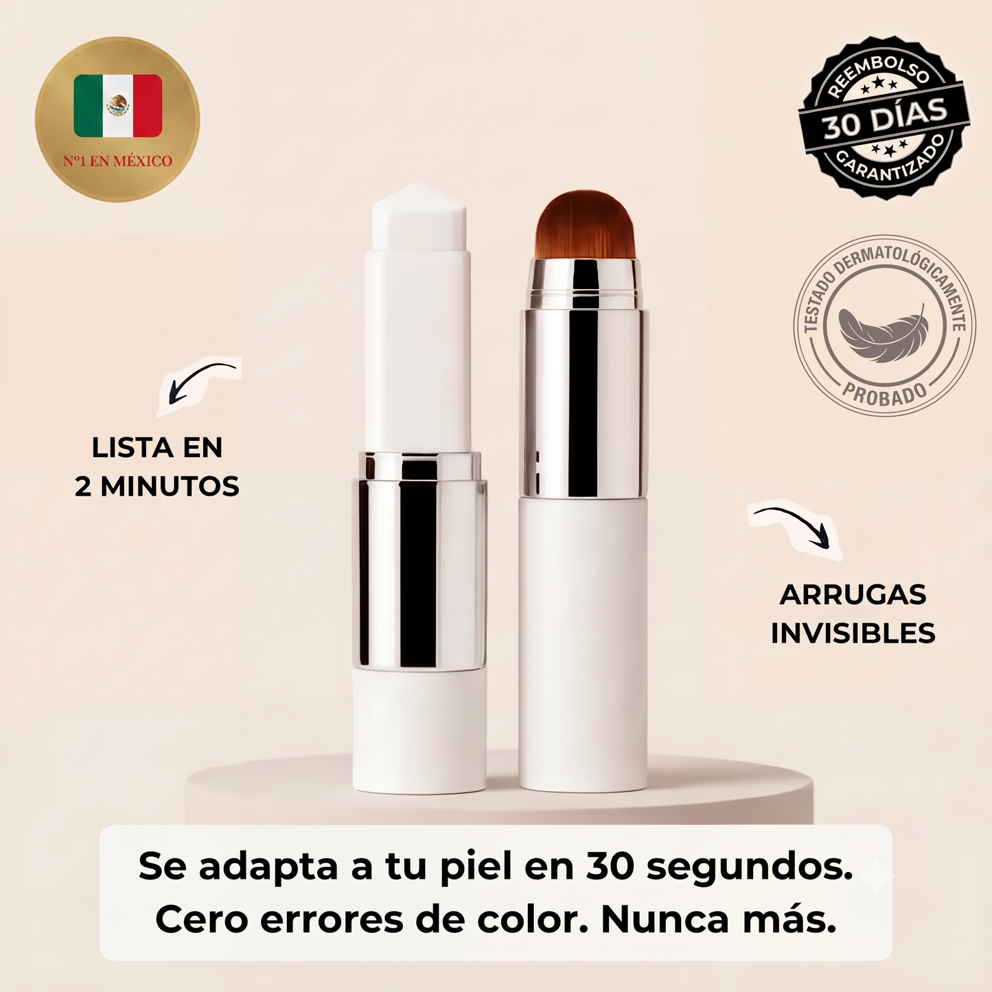 Base Coreana Naperi™ Se adapta a tu piel. La cuida. La embellece