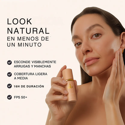 Base de maquillaje antiedad con SPF 50 – Se adapta a tu tono de piel