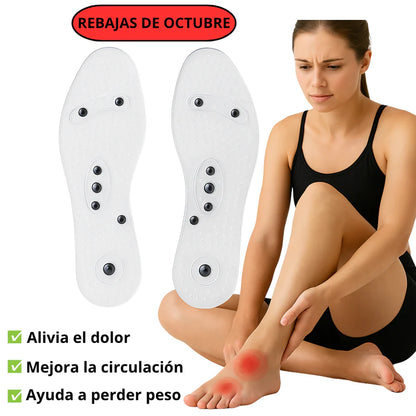 Plantillas Magnéticas Neos™ Mujer – Alivio de Juanetes, Fascitis y Circulación, Estiliza tu Cuerpo (Tallas de la 35 a la 41, Recortables)