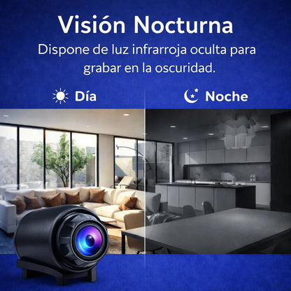 Mini Cámara de Seguridad Full HD 4K UltraVision™