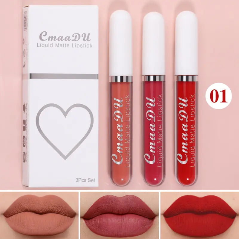Labial Mate Hidratante de Larga Duración y Resistente al Agua