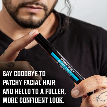 Relleno para Barba Resistente al Agua con Brocha y Repuestos