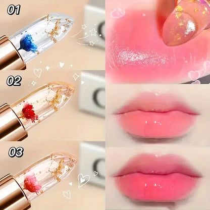 Paquete de 3 - Labial Hidratante Cambia Color Transparente Resistente Agua