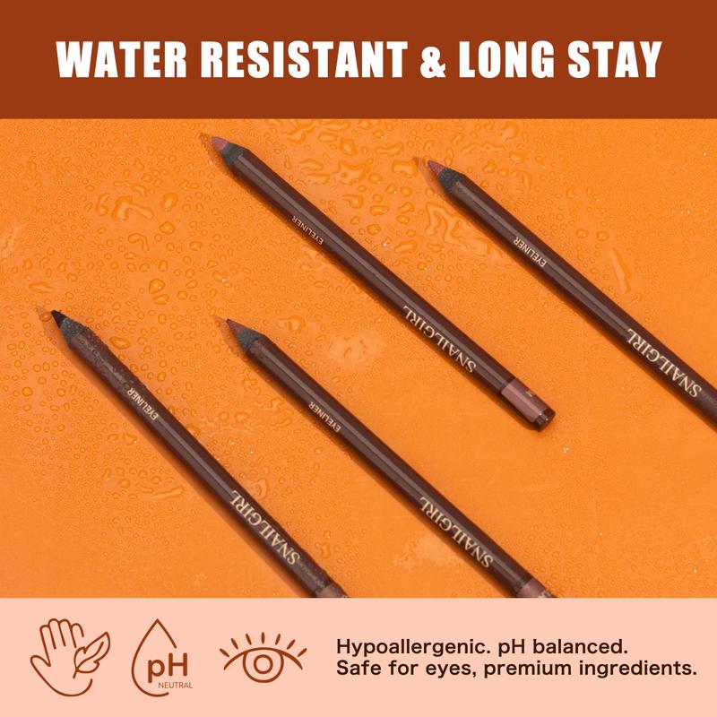 Delineador de Ojos Resistente al Agua Cremoso y Fácil Aplicar