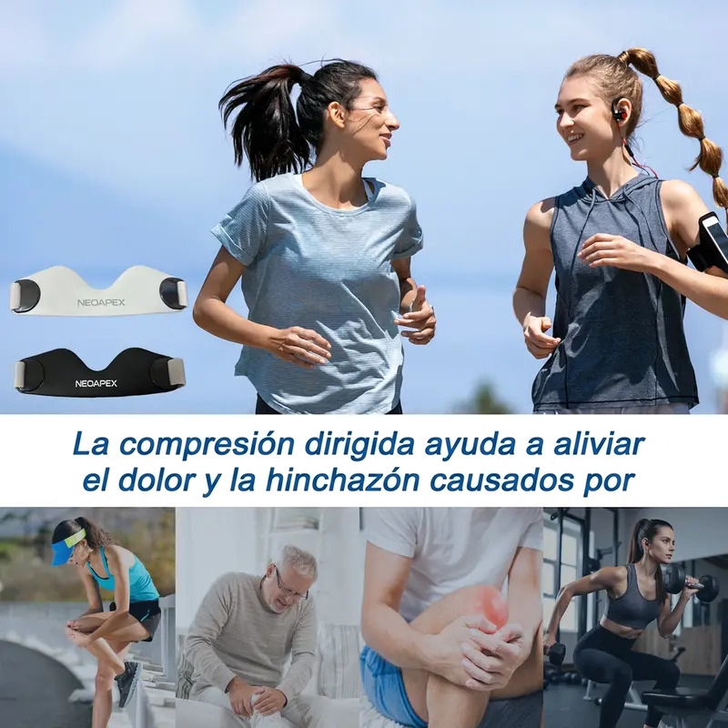 Soporte de Rodilla con Compresión para Alivio y Protección