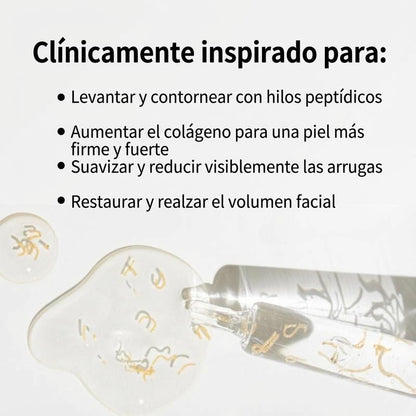 Ampolla de Péptidos Silk Lifting con Colágeno Profundo – Sérum Facial Antiarrugas, Reafirmante e Hidratante