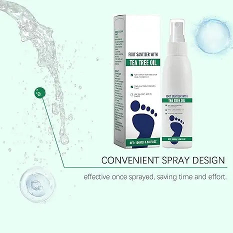 Control de Olor Spray para Pies Hidratante con Árbol de Té