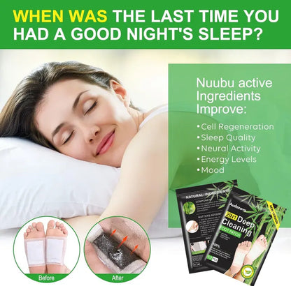 Parches desintoxicantes para pies: alivian el estrés, eliminan toxinas y mejoran el sueño | Almohadillas de limpieza profunda naturales | Solución terapéutica para el cuidado de la salud