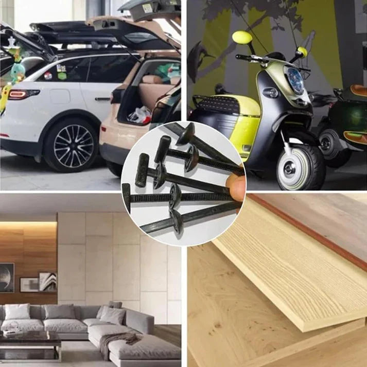 100 Hebillas Universales para Bridas de Cables – Plástico Multiusos Automóvil y Reparaciones