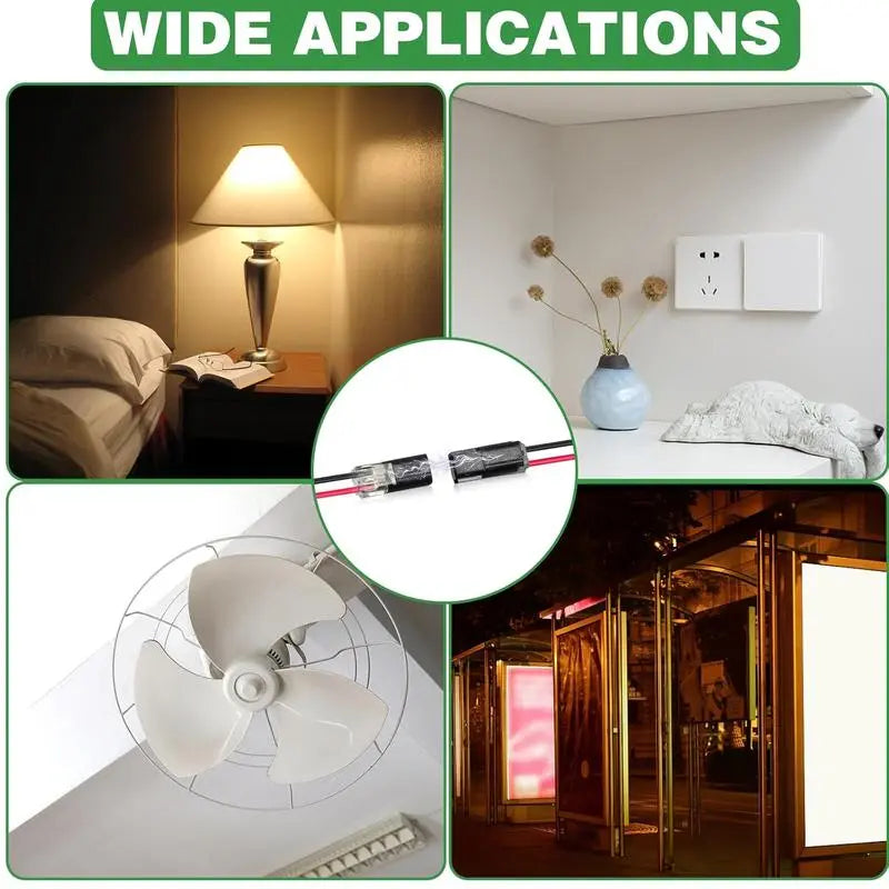Conexores de Tira LED 2 Pines con Seguro para Conexión Rápida
