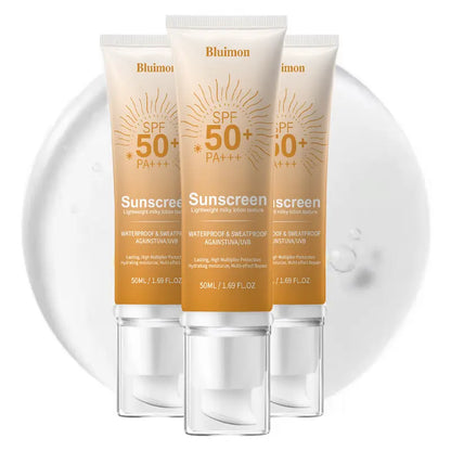 Protección Solar Facial Hidratante con Color SPF 50 Sin Residuo