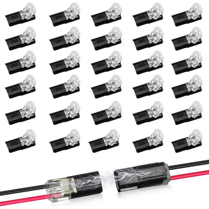 Conexores de Tira LED 2 Pines con Seguro para Conexión Rápida