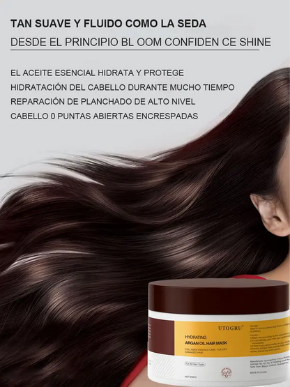 UTOGRU Mascarilla Capilar de Esencia de Caviar - Repara Cabello Seco y Dañado - Nutrición Profunda y Brillo Intenso
