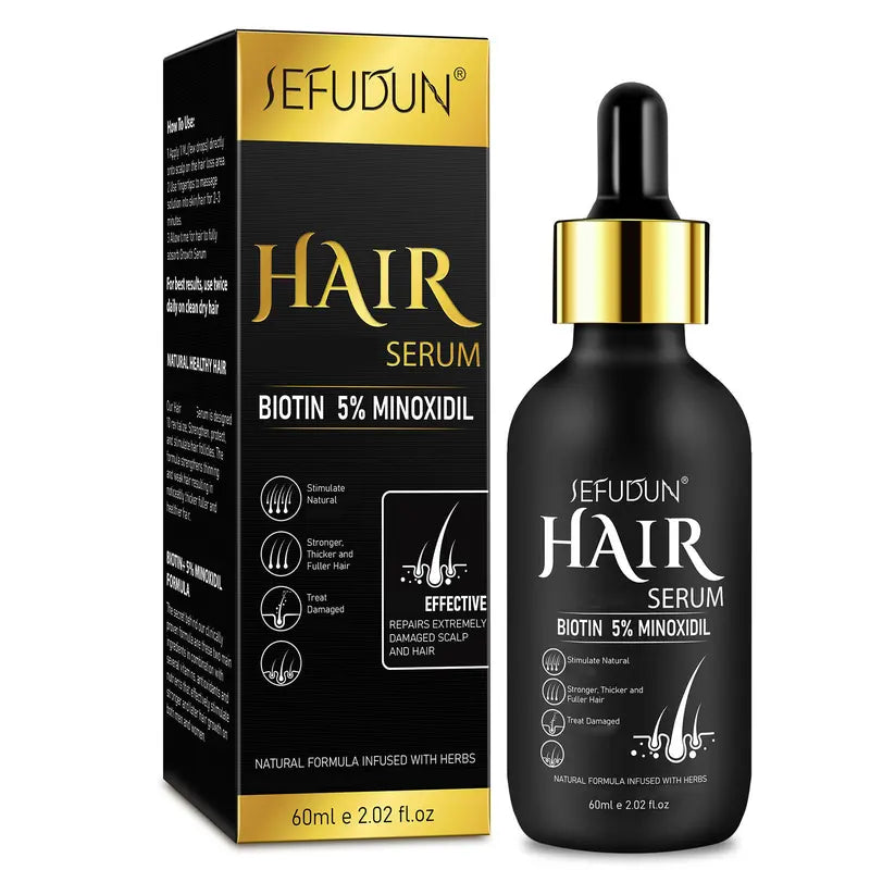 【Cabello】SEFUDUN 5% Μinoxidil Suero Capilar - 60 ml (1 pieza/2 piezas/3 piezas) Cuidado del Cabello