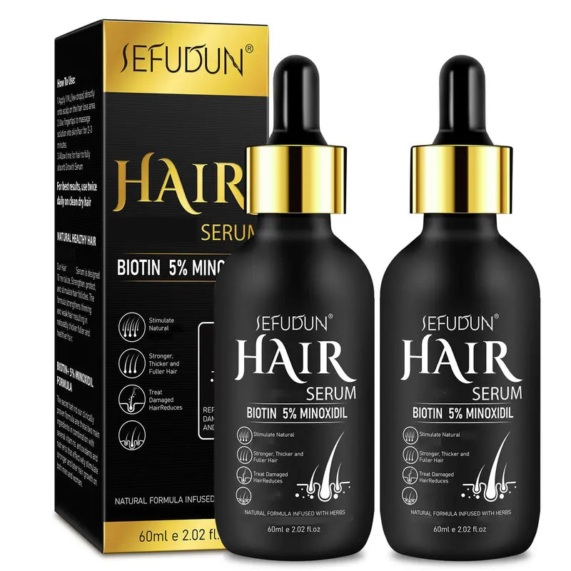 【Cabello】SEFUDUN 5% Μinoxidil Suero Capilar - 60 ml (1 pieza/2 piezas/3 piezas) Cuidado del Cabello