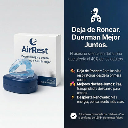Naperi™ 2026 - Dispositivo Bucal Anti-Ronquidos y Anti-Apnea del Sueño