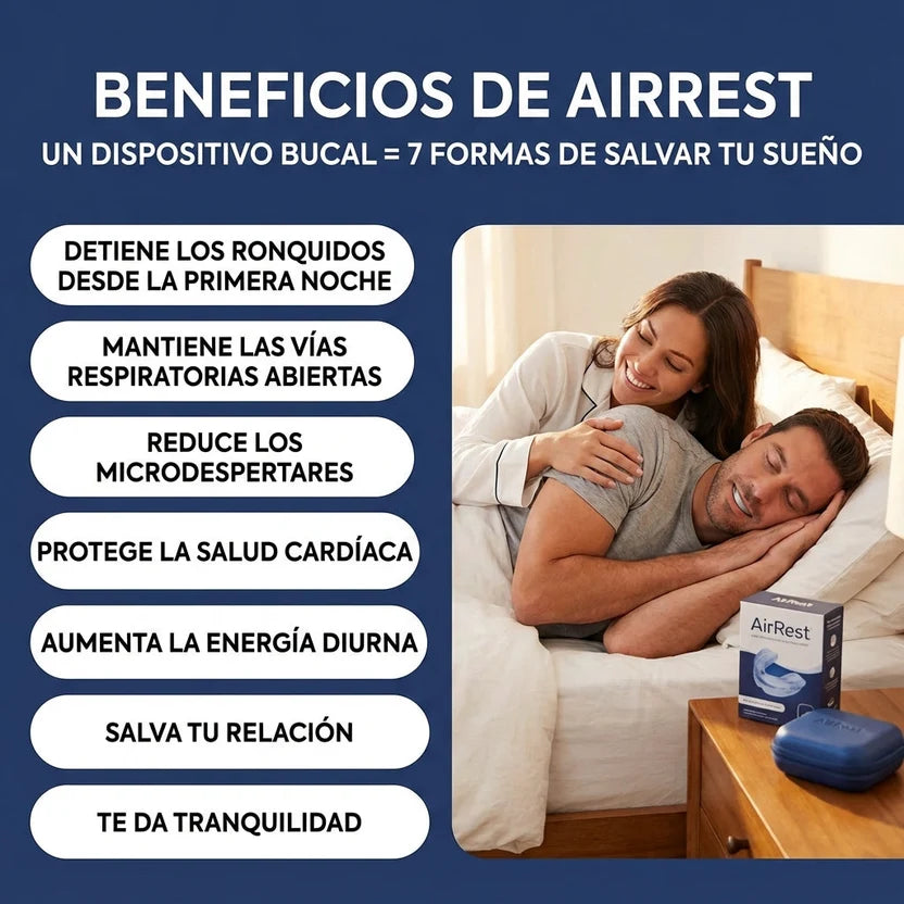 Naperi™ 2026 - Dispositivo Bucal Anti-Ronquidos y Anti-Apnea del Sueño