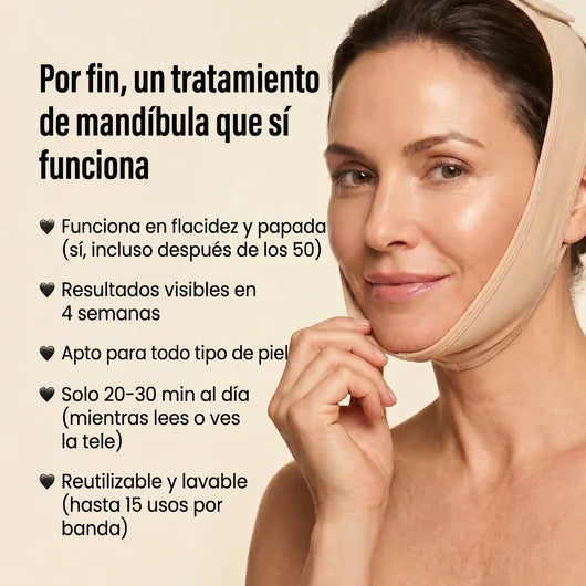 Banda Facial Sculpt de Colágeno