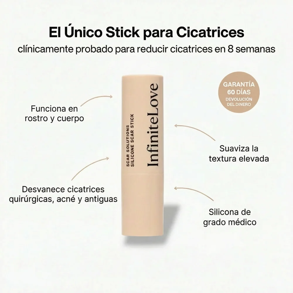 Stick Reparador de Cicatrices con Silicona Médica – Suaviza y Reduce Marcas Visibles