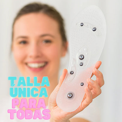 Plantillas Magnéticas Neos™ Mujer – Alivio de Juanetes, Fascitis y Circulación, Estiliza tu Cuerpo (Tallas de la 35 a la 41, Recortables)