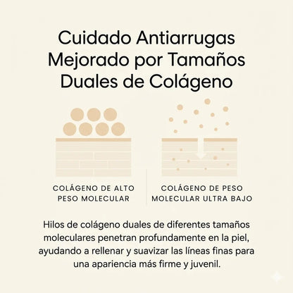 Ampolla Rellenadora Profunda de Colágeno y Péptidos de Seda con Aplicador de Precisión para Arrugas y Efecto Lifting (Sin Inyecciones)